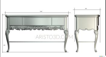 Set of furniture (KMB_0168) 3D model for CNC machine